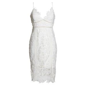 Bardot Botanica Ivory Lace Column Midi size 4/XS Dress Worn Once